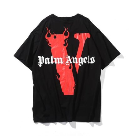 Vlone Palm Angels T-shirt Red/Black