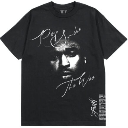 Pop Smoke Vlone Faith Black T-Shirt
