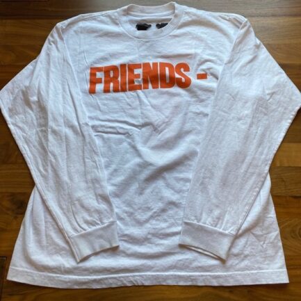 Vlone Friends Sweatshirt Orange White