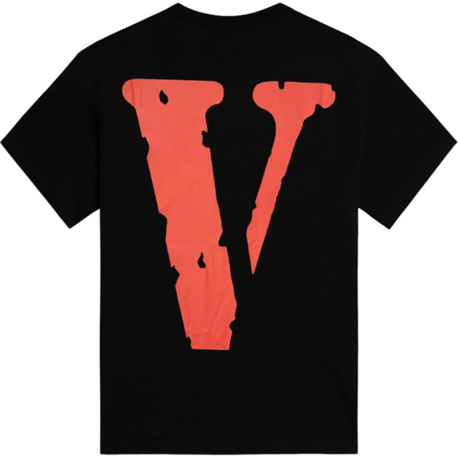 Vlone Friends Godfather Mulberry Red Black Tee